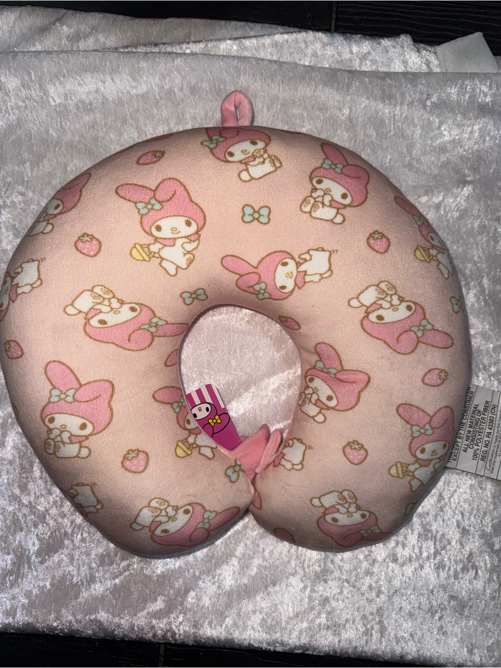 My Melody Light Pink Travel Neck Pillow